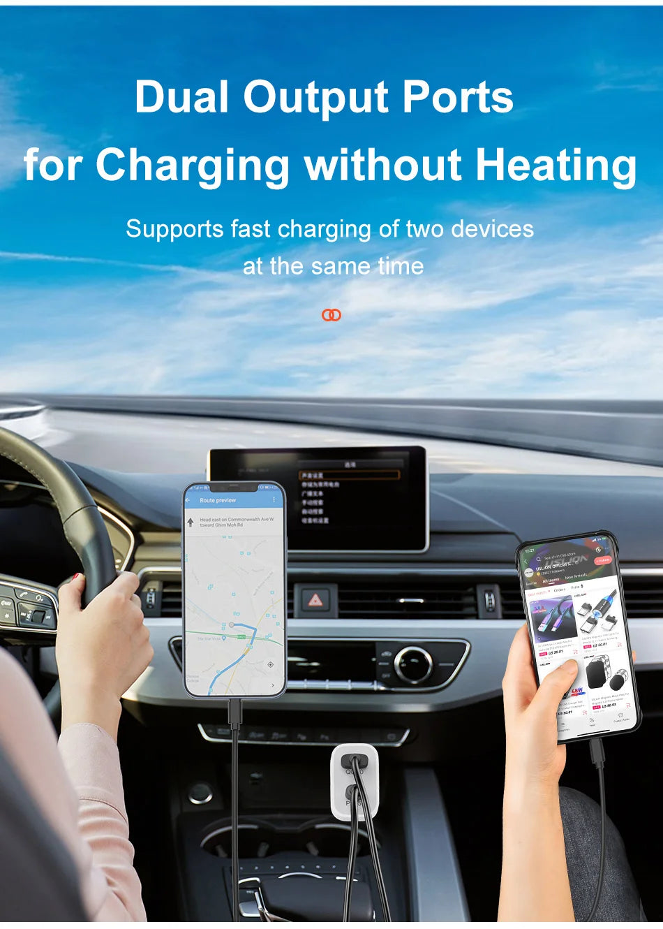 25W Schnelllade-Autoladegerät – Optimal für Ihr WE-R-WILD Sitzkissen im Auto