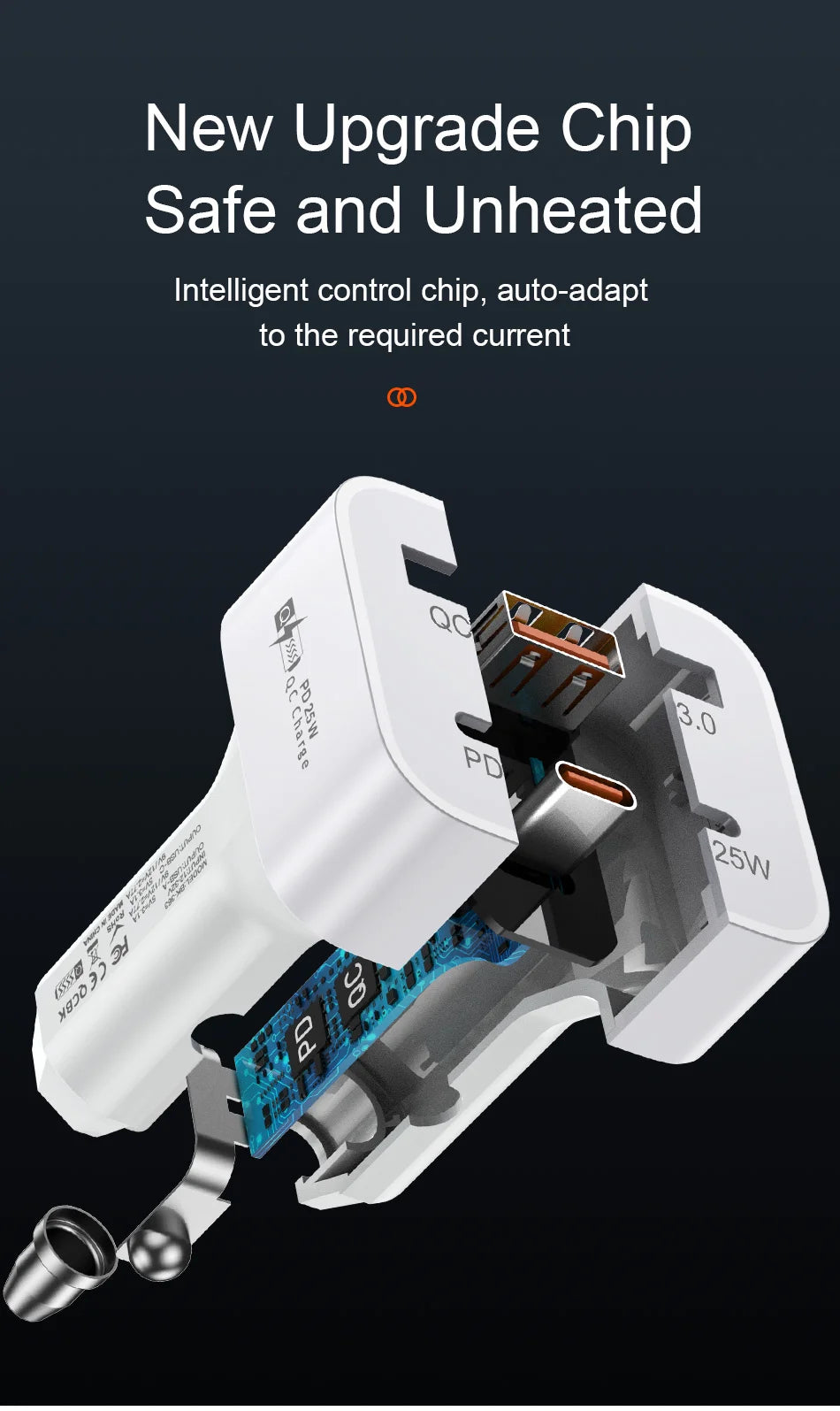 25W Schnelllade-Autoladegerät – Optimal für Ihr WE-R-WILD Sitzkissen im Auto