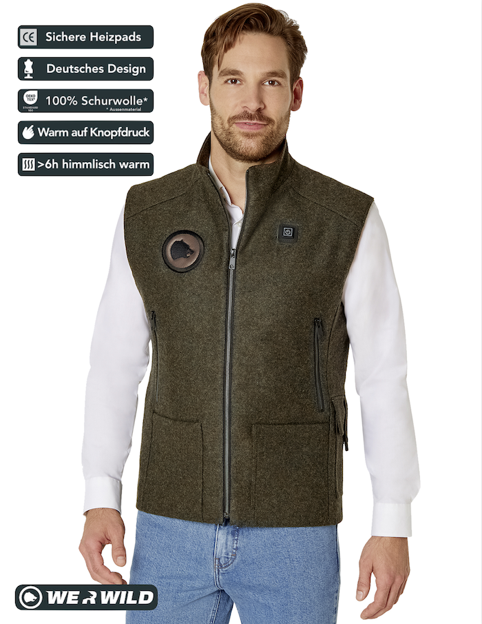 Green hunting shop vest