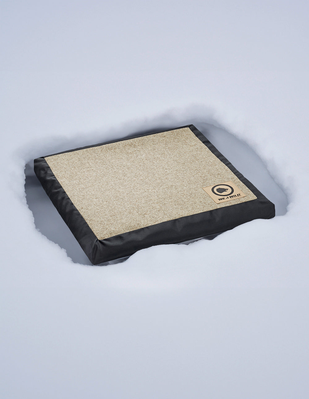 Heated cushion made of high-quality loden sand