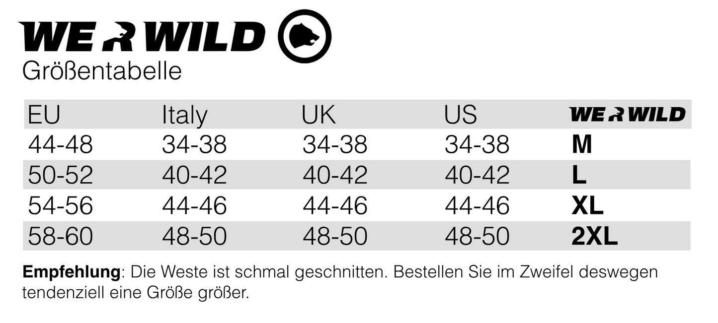 We-R-Wild Beheizbare Jagdweste aus hochwertigem Loden grün