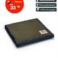 Heated cushion made of high-quality loden green